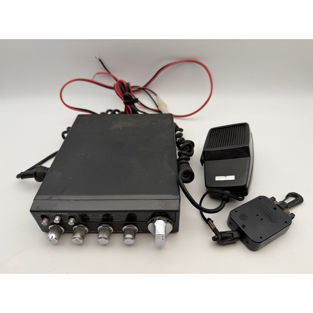 Realistic TRC-435 40 Channel CB Radio Transceiver Vintage Radio Shack 21-1518